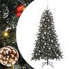 vidaXL Sapin de No&euml;l artificiel Vert 180 cm PVC, plastique et acier