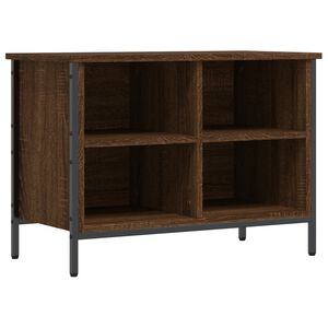 vidaXL Cabinet &agrave; chaussures Ch&ecirc;ne brun 4 compartiments