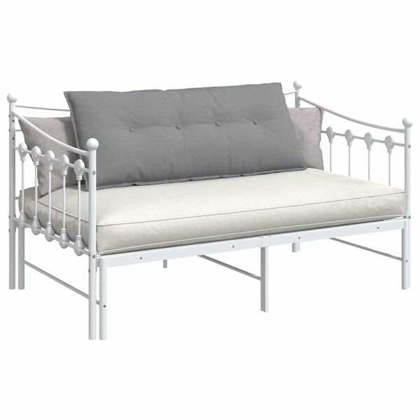 vidaXL Coussin de Dos Gris clair 120 x 19 x 50 cm tissu