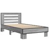 vidaXL Cadre de lit sans matelas sonoma gris 90x200 cm