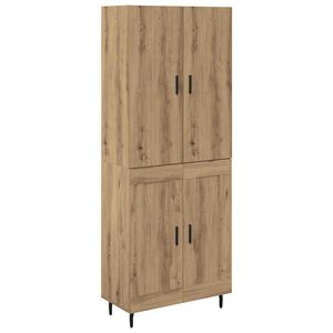 vidaXL Haut Armoire Ch&ecirc;ne artisanal 69,5 x 34 x 180 cm