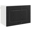 vidaXL Panneau de lave-vaisselle Kalmar Ch&ecirc;ne noir 60 x 31 x 40 cm