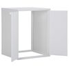 vidaXL Armoire de machine &agrave; laver Blanc 68,5x64,5x88 cm PVC