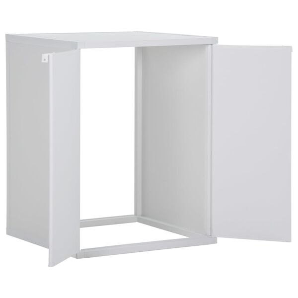 vidaXL Armoire de machine &agrave; laver Blanc 68,5x64,5x88 cm PVC