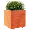 vidaXL Jardini&egrave;re cire marron 70x70x72,5 cm bois de pin massif
