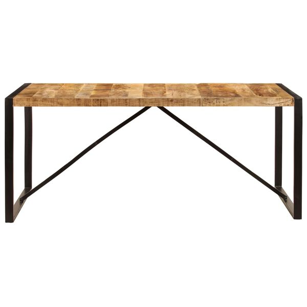 vidaXL Table à manger 180x90x75 cm Bois de manguier massif