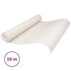 vidaXL Papier peint 3D couleur unie cr&egrave;me 10x0,53 m non tiss&eacute;