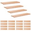 vidaXL Marches d'escalier 20 pi&egrave;ces 90 x 25 x 2 cm Naturel