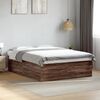 vidaXL Cadre de lit sans matelas ch&ecirc;ne marron 150x200 cm