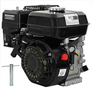 vidaXL Moteur &agrave; essence 6,5 CH 4,8 kW Noir