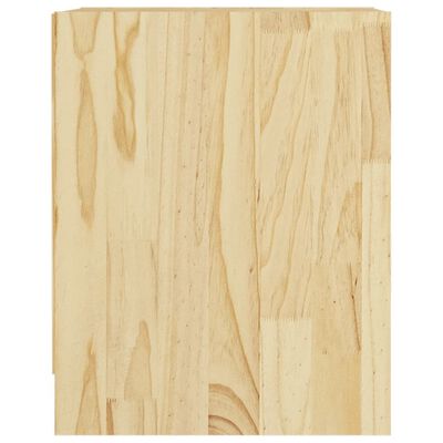 vidaXL Tables de chevet 2 pcs 35,5x33,5x41,5 cm bois de pin massif