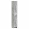 vidaXL Armoire de salle de bain Gris b&eacute;ton 30 x 33 x 190 cm