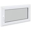 vidaXL Fen&ecirc;tre de sous-sol RISOR 110 x 70 cm PVC et verre Blanc