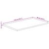 vidaXL Dessus de table 110x60x2,5 cm bord vivant bois massif manguier