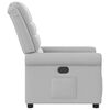 vidaXL Fauteuil inclinable gris nuage tissu