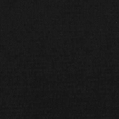 vidaXL Têtes de lit 4 pcs Noir 90x5x78/88 cm Tissu