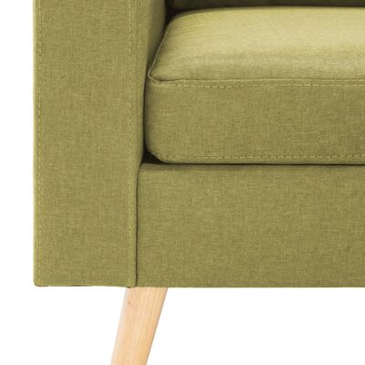 vidaXL Ensemble de canapés 2 pcs Tissu Vert