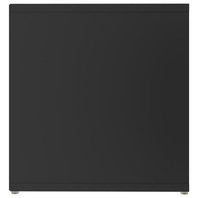 vidaXL Meuble TV gris 142,5x35x36,5 cm bois d’ingénierie