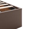 vidaXL Cadre de lit ottoman sans matelas marron 120x200 cm similicuir