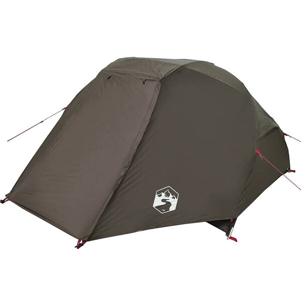 vidaXL Tente de p&ecirc;che 3 personnes marron imperm&eacute;able