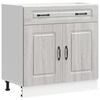 vidaXL Armoire de cuisine Kalmar sonoma gris bois d'ing&eacute;nierie