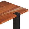 vidaXL Table console avec &eacute;tag&egrave;re Marron et Noir 110 x 30 x 75 cm