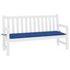 vidaXL Coussin de banc de jardin bleu royal 200x50x4 cm tissu oxford
