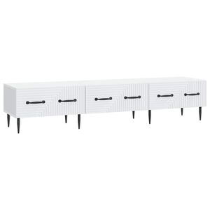 vidaXL Meuble TV Blanc 147 x 34,5 x 30 cm Bois d'ing&eacute;nierie
