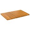 vidaXL Tapis de bain Naturel 59 x 40 cm Bois d'Acacia Massif