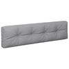 vidaXL Coussins de palette lot de 2 gris tissu