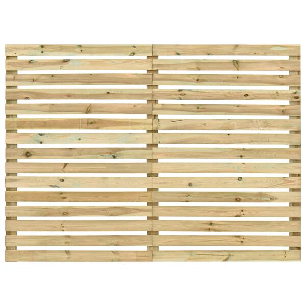 vidaXL Panneau de cl&ocirc;ture de jardin Bois de pin impr&eacute;gn&eacute; 180 x 180 cm