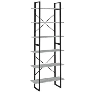 vidaXL Armoire haute Sonoma gris 80x30x210 cm Bois d'ing&eacute;nierie