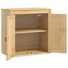 vidaXL Armoire avec &eacute;tag&egrave;re SKI Brun Miel 60 x 32 x 40 cm Pin massif