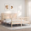 vidaXL Cadre de lit sans matelas 160x200 cm bois massif