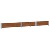vidaXL Collier de palette marron 150x100 cm bois de pin solide