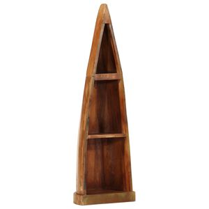 vidaXL Armoire en forme de bateau bois massif de r&eacute;cup&eacute;ration