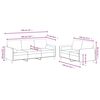 vidaXL Ensemble de canapés 2 pcs avec coussins vert foncé velours