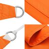 vidaXL Voile de parasol tissu oxford rectangulaire 2x5 m orange