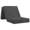 vidaXL Canap&eacute;-lit pliable 90 x 63 x 45 cm Gris fonc&eacute;