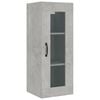 vidaXL Armoire murale suspendue Gris b&eacute;ton 34,5x34x90 cm