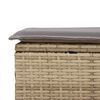vidaXL Salon de jardin avec coussins 8 pcs beige r&eacute;sine tress&eacute;e