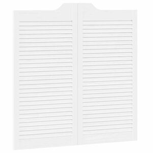 vidaXL Portes battantes Blanc 100 x 50 cm Bois de pin massif