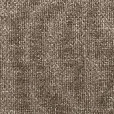 vidaXL Cadre de lit sans matelas taupe 120x200 cm tissu