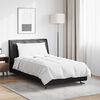 vidaXL Duvet d'été simple avec oreiller 2 pcs Blanc Plume de canard