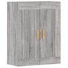 vidaXL Armoires murales 2 pcs sonoma gris bois d'ing&eacute;nierie