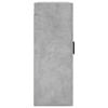 vidaXL Armoires murales 2 pcs gris béton 69,5x34x90 cm