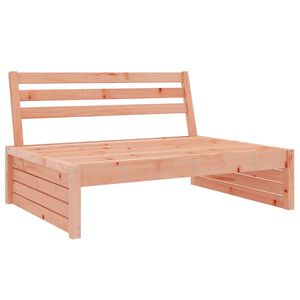 vidaXL Canap&eacute; central de jardin 120x80 cm bois massif douglas