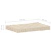 vidaXL Coussins de plancher de palette lot de 4 Beige Coton