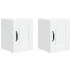 vidaXL Meuble mural PORTO 2 pcs Blanc 30 x 31 x 40 cm