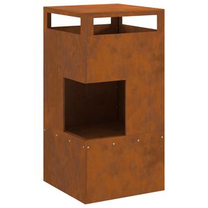 vidaXL Braise Marron 50 x 50 x 100 cm Acier